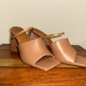 Lucho Nude Block Heels